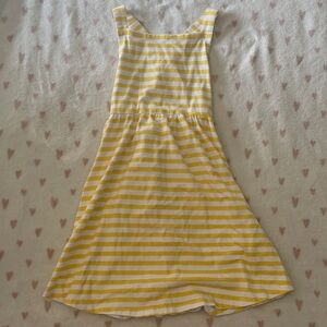 Yellow Striped Dress - Kids